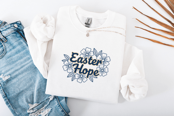 Easter Hope: Floral Graphics for T-Shirt Designs
