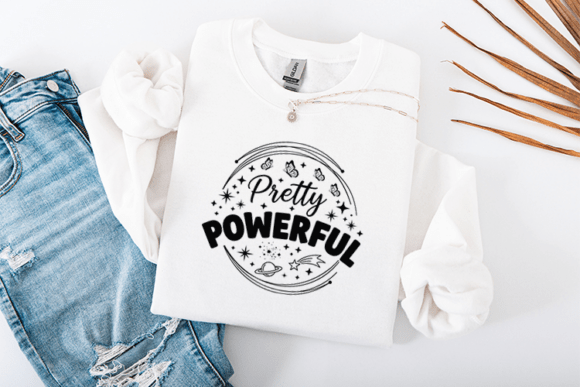 Pretty Powerful SVG Celestial Butterfly Graphics for T-Shirt Designs