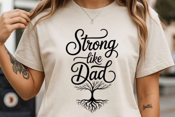 Review: Strong Like Dad SVG for Real Embroidery Projects