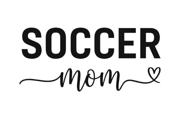 Soccer Mom Script: Graphics for T-Shirt Designs & Branding