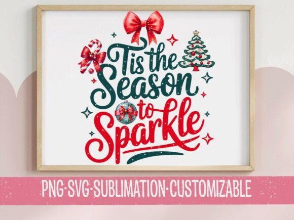 Tis the Season Sparkle: Graphics for T-Shirt Designs