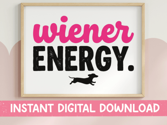 Wiener Energy: Bold Graphics for T-Shirt Designs
