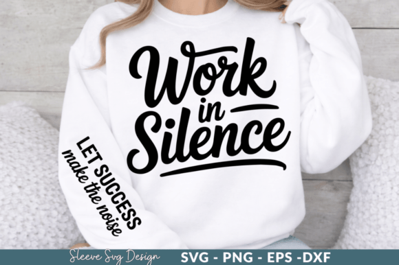 Work of Silence SVG: Graphics for Crafts & Brands